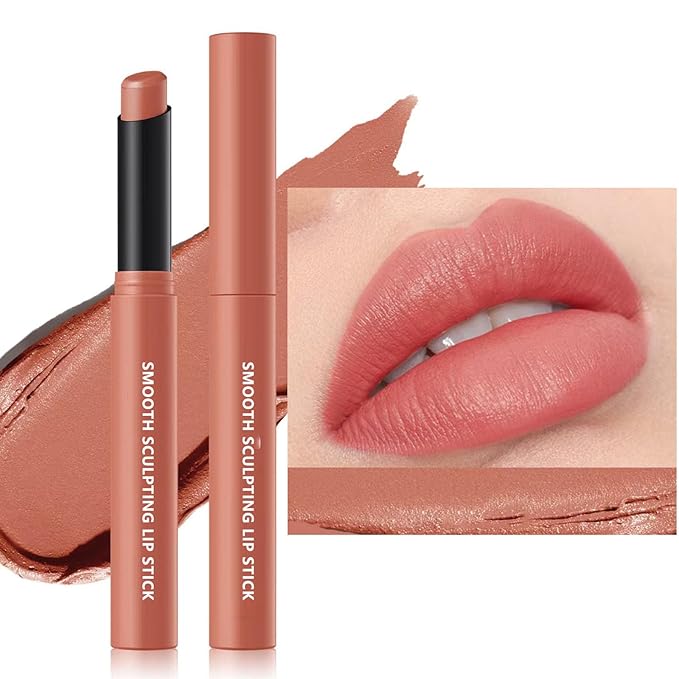 Matte Lipstick For Women Girls 24Hr Wear Waterproof Long Lasting Hypoallergenic Lipsticks - Lightweight Non-Drying, Fade-Resistant Formula 12 Trendy Colors for Daily Use Vegan & Cruelty-Free 05