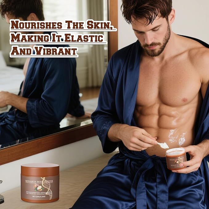 Body Butter for Men,Cologned Body Butter,Infused with Organic Shea & Mango Butters,Warm and Sensual Scent,for Men-Gift for Father,Husband, Boyfriend (3.52 Fl Oz)