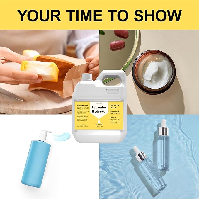 42 oz Lavender Hydrosol for Face Hydrating Mist Hydration, 100% Pure Lavender Water, Cleanses & Softens, Promotes Healthy Skin Cell, Suitable for All Skin Types