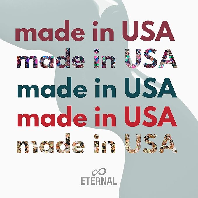 Eternal Glitter Nail Polish Set for Women (CHEERS) - Gold Nail Polish Set for Girls | Long Lasting & Quick Dry Nail Polish Kit for Home DIY Manicure & Pedicure | Made in USA, 13.5mL (Set of 5)