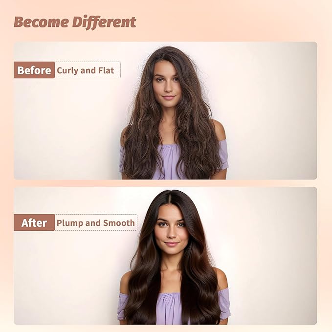 Round Hair Brush for Blow Out, 1.7 Inch, Nano Thermal Ceramic & Ionic Tech, Boar Bristle, Roller Brush for Blow Drying and Styling, Includes 4 Free Clips, Gold