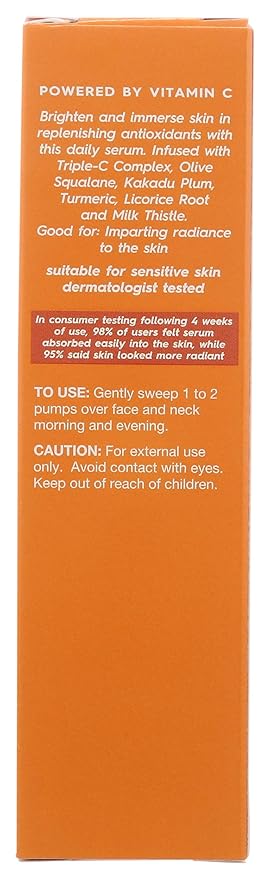 Avalon Organics Radiance Serum with Vitamin C, 1 Oz