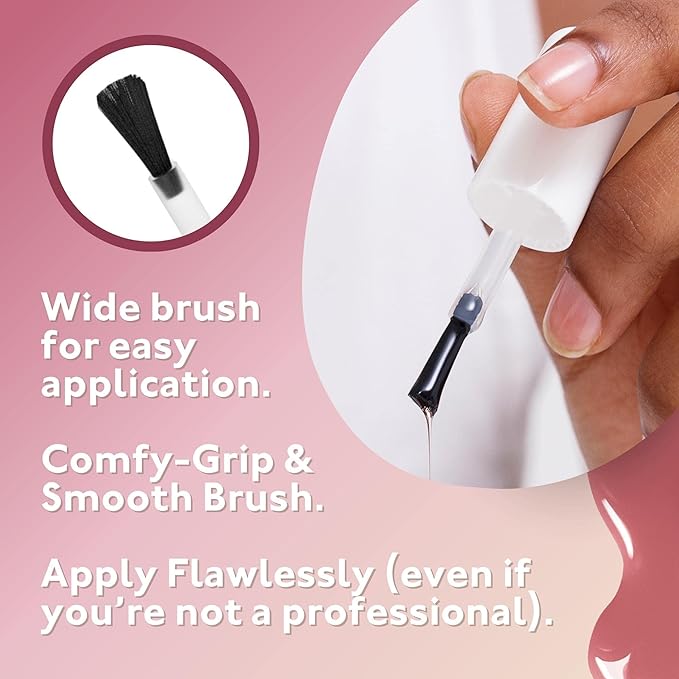 Eternal Nude Nail Polish Set for Women (NUDE ROSE GOLD) - Brown Nail Polish Set for Girls | Lasting & Quick Dry Fingernail Polish Kit for Home DIY Manicure & Pedicure | Made in USA, 13.5mL (Set of 4)