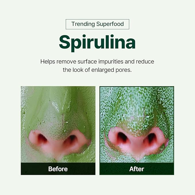Spirulina Clay Mask – Pore Cleansing Visualizate Mud Mask K Beauty Body Mud 120g