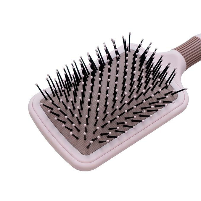 Argan Oil Infused Hair Brush, Large Paddle, Gentle Detangling, Scalp Massage, Blowdry, for Long Hair and All Hair Types, Non Slip, Lightweight, 35.274 Ounces