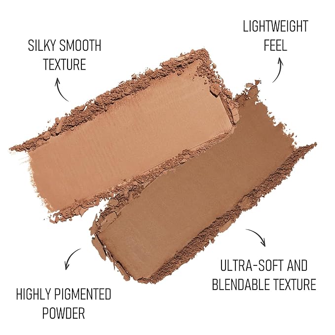 KYDA 2 Color Eyeshadow Palette, Taupe Brown and Matte Nude Eyeshadow Powder, Highly Pigment, Soft and Blendable Makeup for Daily Look -03