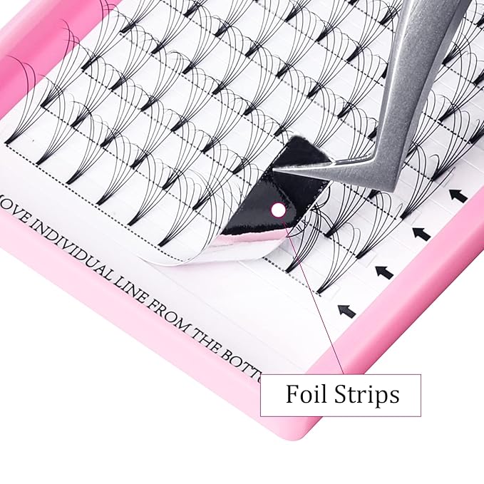 Premade Lash Fans Short Stem Volume Lash Extensions Premade Fans Eyelash Extensions 3D 4D 5D 6D Premade Lash Extensions Fans 0.07 0.10 8-20mm Available (5D-0.10C, 15mm)