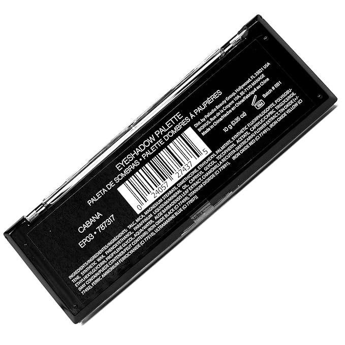 Palladio Eyeland Vibes, Escape to the Tropics, 10 Count Eyeshadow Palette, 5 Curated Palettes, Seductive Nudes to Vibrant Hues, Complimentary Shades, Day and Night Looks, Rich Pigment, Cabana