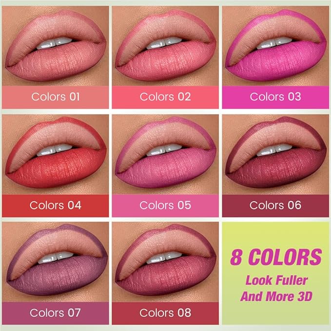 evpct Dark Wine Red Triangle Lip Liner Pencil Stick for Women, Retractable Lips Liner Pen Triangle Tip for Sculpting Filling Plumping, Longwear Lipliners Pencil Vegan Cruelty Free Lip Filler Plumper