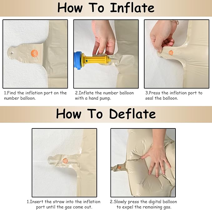 40 Inch Beige Numbers 9 Balloons, Large Self Inflating Cream White Digital 9 Helium Balloons, Giant Foil Mylar Number 9 Balloons for Women Men Girls Boys 9th Birthday Party Anniversary Decorations