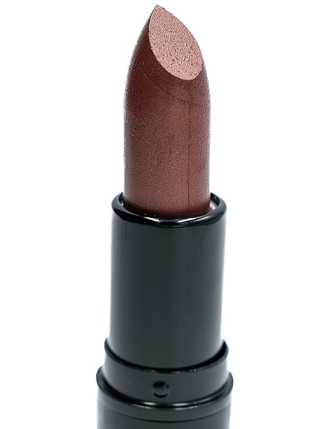Frosted Brown Burgundy Red Pearl Pearlescent Moisturizing Lip Cream Lipstick Color Paraben, Lanolin & Cruelty Free, No Animal Testing