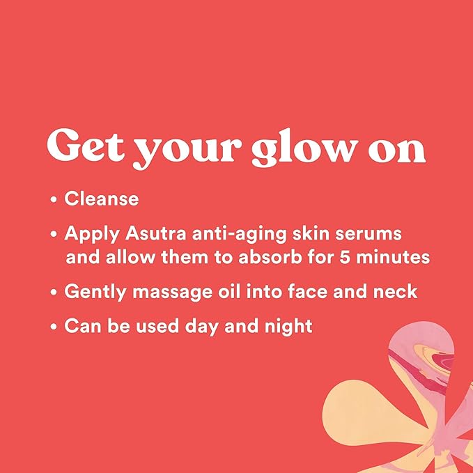 ASUTRA Restore Face Oil, 1 fl oz - Geranium & Rosehip Oil, Soften & Hydrate Dry Skin, Minimize Appearance of Fine Lines and Wrinkles