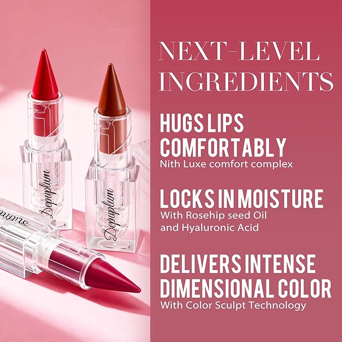 Orange Red Lipstick Gradient Matte Lipsticks Lip Liner Combo Set for Women Waterproof Long Lasting Lip Stick Pencil Cream Lip Liner and Lipstick Combo Makeup, E5