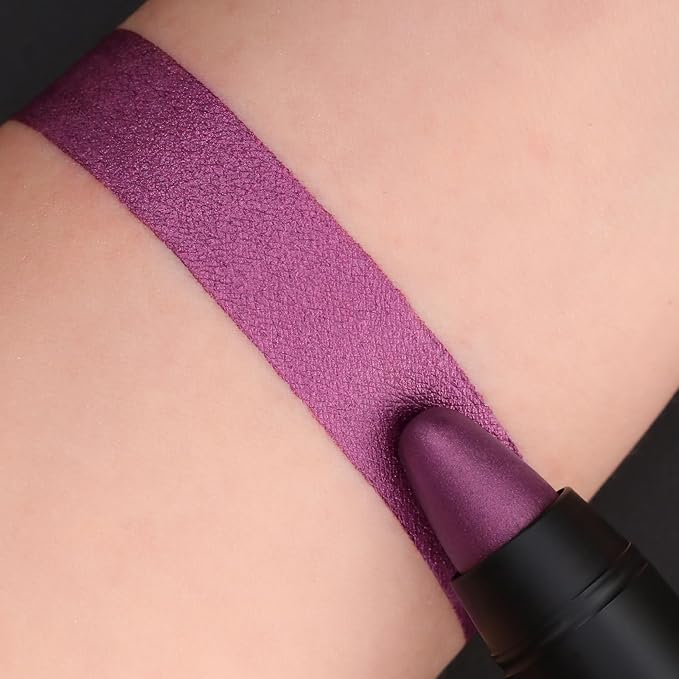 FOCALLURE Ultra Chic Lipstick,Rich Vitamin E Lip Crayon,Lightweight Color without Drying or Fading,Long Lasting Lips Makeup,#23 Pansy Purple