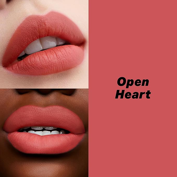 16-Hour Volumizing Matte Liquid Lipstick with Non-Drying, Waterproof Matte Liquid Lip Color: 103 Open Heart, 0.14 Fl Oz