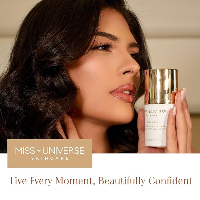 Satin and Silk Exfoliating Cleanser 1.76 oz, Hydrating Facial Cleanser for Women and MenFacial Skin Care Product with Bamboo Beads, Exfoliating Face Wash for Women and Men