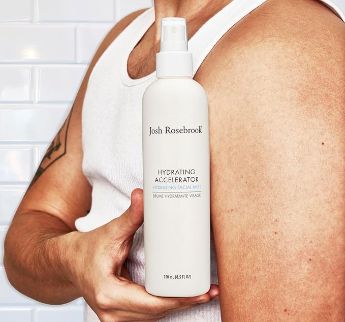 Josh Rosebrook Hydrating Accelerator - Refreshing & Lightweight Antioxidant Face Mist Hydrating Spray - Natural Facial Spray for All Skin Types (250 mL (8.5 fl oz))