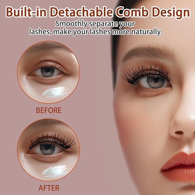 4Pcs Eyelash Curlers with Comb, Rose Gold Beauty Eyelashes Curlers with Built in Comb, Lash Curler Makeup Tool for Women and Girls