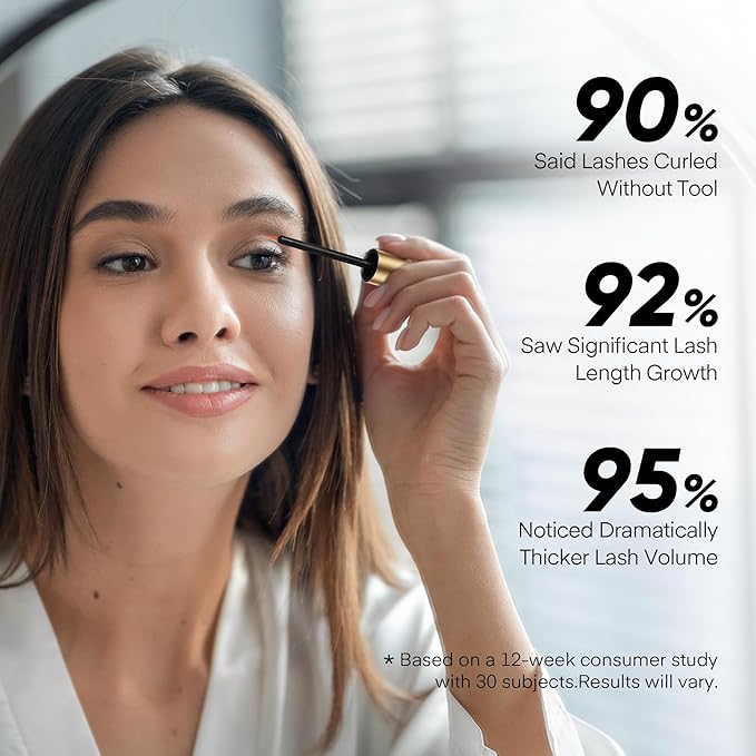 Lash Serum for Eyelash Growth - Lash Enhancer for Thicker Longer and Fuller Eyelashes - Advanced Natural Formula Vegan & Cruelty-Free 0.17 Fl Oz (Pack of 1)