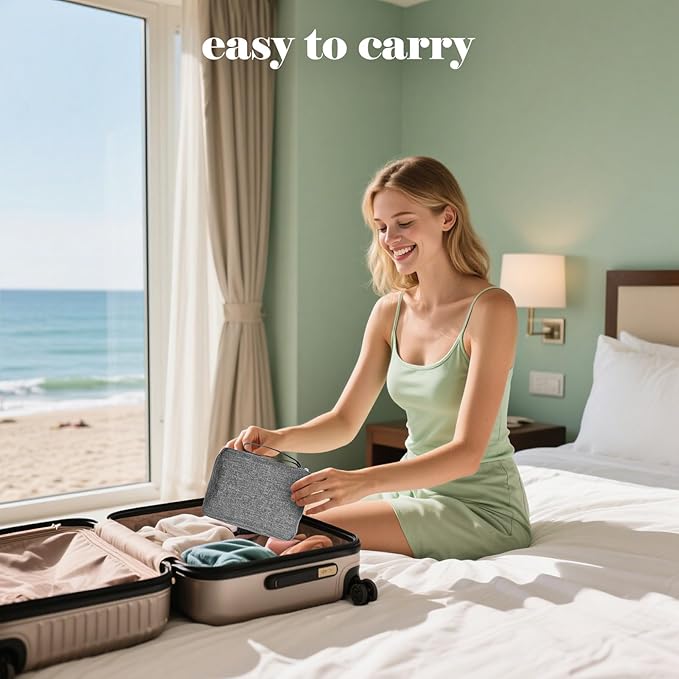 Electric Makeup Brush Cleaner Machine -15000RPM Fast Deep Cleaning and Dry Make Up Brushes Efficient Cleaning With Storage Cas, Portable Spinning Washer, gift for women- pink