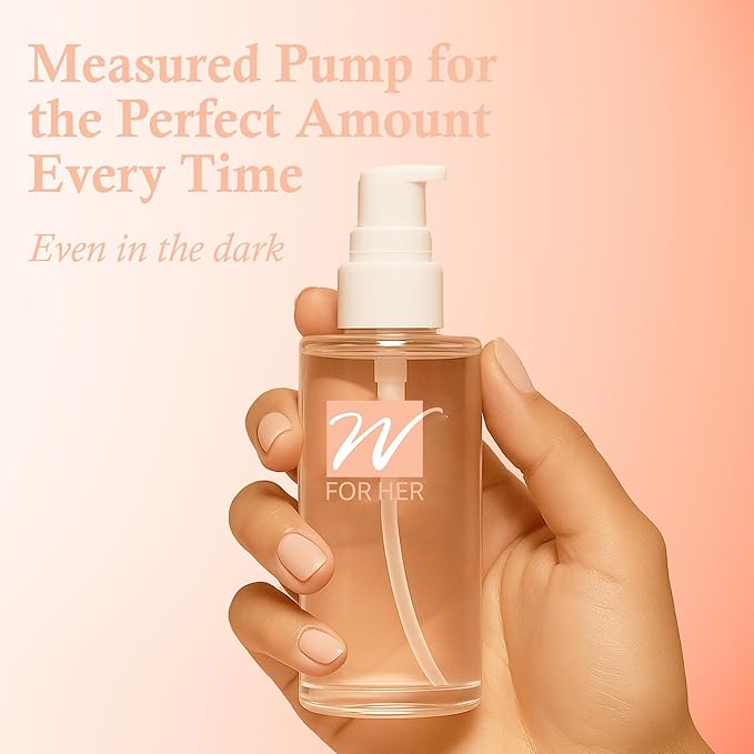 WForHer Personal Moisturizer -2 Fl. Oz- Body-Friendly Formula That Won’t Irritate Your Skin- Ease Personal Dryness - Unscented - No Flavor - Vitamin E - for Women