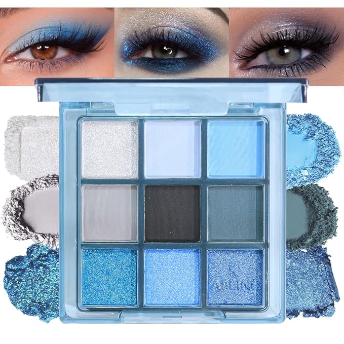 9 Color Eyeshadow Palette Makeup, Neutral Nude Matte Eye shadow & Shimmer Eyeshadow,Long Lasting Waterproof Eye shadow Makeup Palette for Women 02#