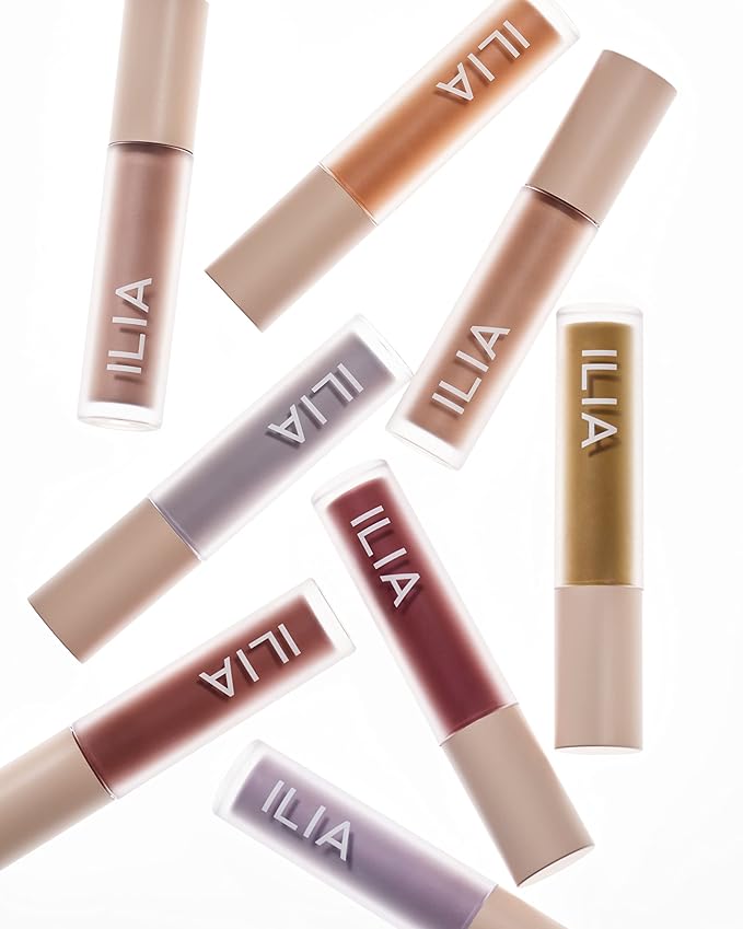 ILIA - Matte Liquid Powder Eye Tint | Cream-to-Powder Eyeshadow, Smudge-Resistant, Quick-Dry, Weightless, Water-Based | Non-Toxic, Vegan, Cruelty-Free, Clean Makeup (Dove, 0.12 fl oz | 3.5 ml)