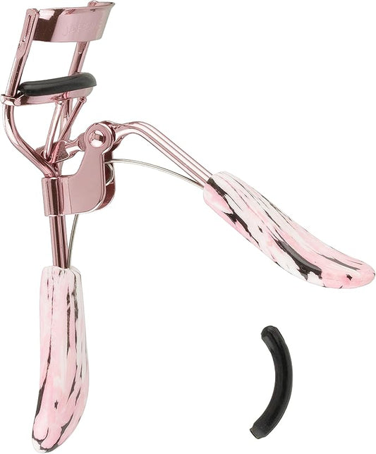 JAPONESQUE Comfort Grip Eyelash Curler for Natural & False Lashes, Universal Fit, Long-Lasting Curl