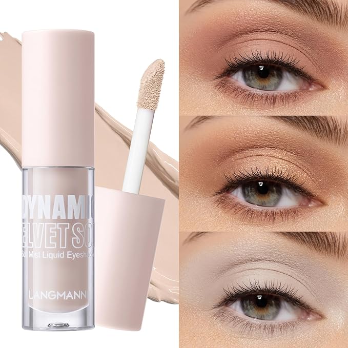 Jolilab 8 Colors Matte Liquid Eyeshadow With Subtle Shimmer Set Waterproof Long-Lasting Neutral Naked Smooth Creamy Eyeshadow Lightweight Gift for Girls and Women