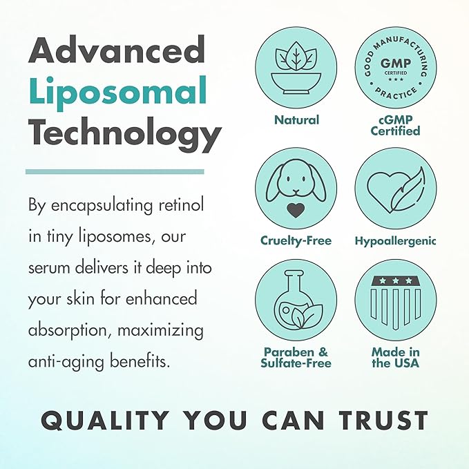 Ebanel Retinol Serum for Face with Vitamin C, Peptides & Hyaluronic Acid, Anti Aging Face Serum for Fine Lines, Uneven Skin Tone, Dark Spots & Texture, Pore Minimizer with Resveratrol & Niacinamide