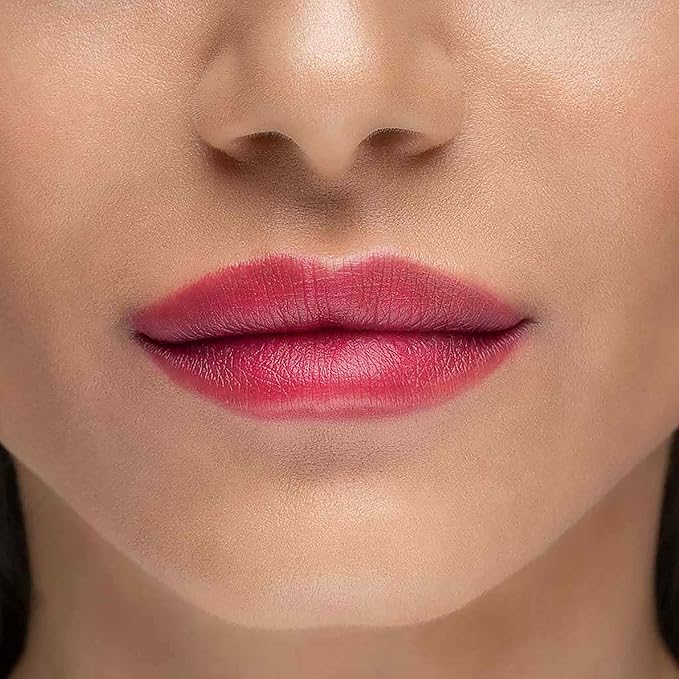 TRE'STIQUE Matte Lip Crayon, Matte Lipstick With Built-in Lip Gloss Balm, 2-in-1 Lip Liner Set With Lip Crayon and Lip Balm, Lipstick and Lip Gloss Kit (Belize Bordeaux Refillable)