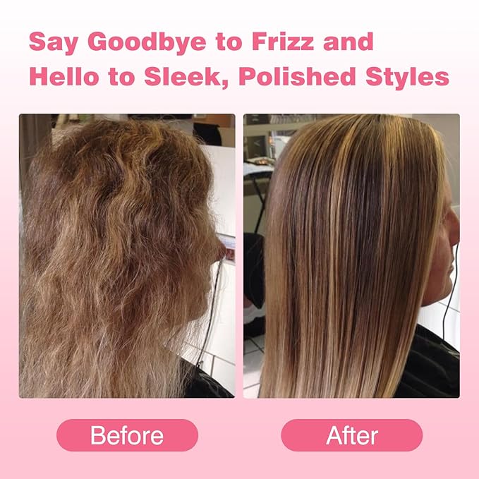 Sunnyholiday Styling Cream for Hair, Taming Wand 3-in-1 Formula Controls Flyaways, Smooths Frizz & Styles Edges Lightweight Hold, No Flaking, Slick Back Hair Products for All Hair Types (0.6 oz.)