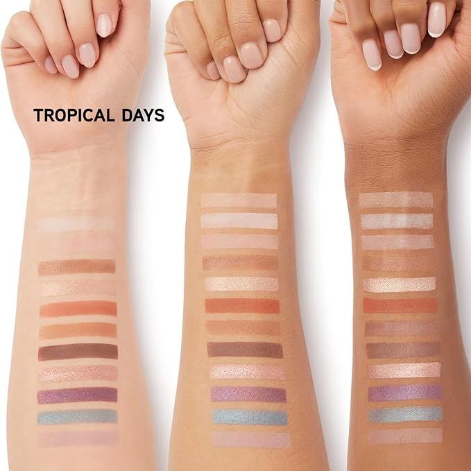 Physicians Formula Murumuru Butter Eyeshadow, 12-Shade Ultra-Creamy Palette with Murumuru & Tucuma Butters, Silky Soft Blendable Formula – Tropical Days