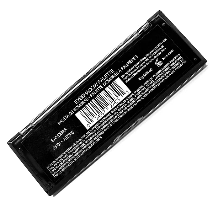 Palladio Eyeland Vibes, Escape to the Tropics, 10 Count Eyeshadow Palette, 5 Curated Palettes, Seductive Nudes to Vibrant Hues, Complimentary Shades, Day and Night Looks, Rich Pigment, Sandbar