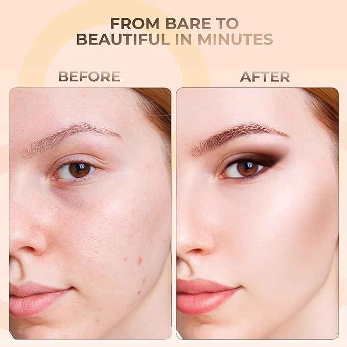 Pink Bisque Shade Foundation (30g Full Size Sifter Jar) Matte Mineral Makeup Loose Powder Foundation – Full Coverage, Natural Finish, Noncomedogenic, SPF 30