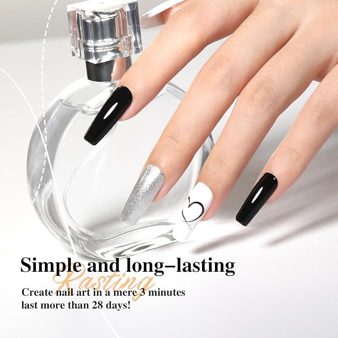 2 Pcs 15ml No Wipe Gel Top Coat and Base Coat Set - Shine Finish and Long Lasting, Soak Off LED Nail Lamp Gel Base Top Coat Finish Nail Art Design Manicure Gifts for Women