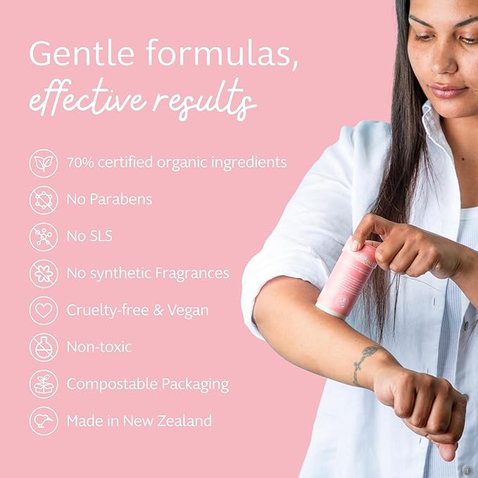 Slo Natural Moisturizing Stick | Body Balm with Organic Ingredients | Hydrating Nourishing | Coconut, Cocoa Butter & Antioxidants | Travel-Friendly | Rose Vanilla & Lavender Jasmine | 2x2.1oz/60g