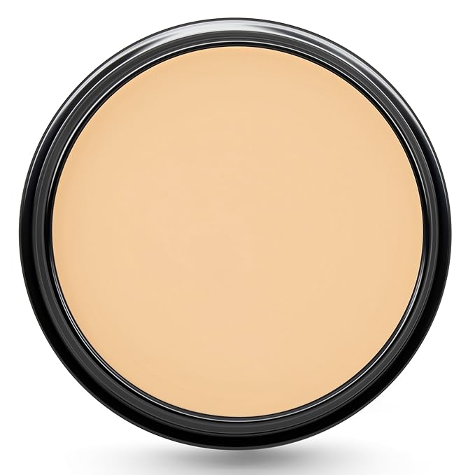 Graftobian HD Glamour Crème Foundation 1/2oz, Weightless Full Coverage Makeup, 65 Inclusive Shades, For All Skin Types, Natural or Full-Glam Looks, For Professionals and Beginners (Luminous)