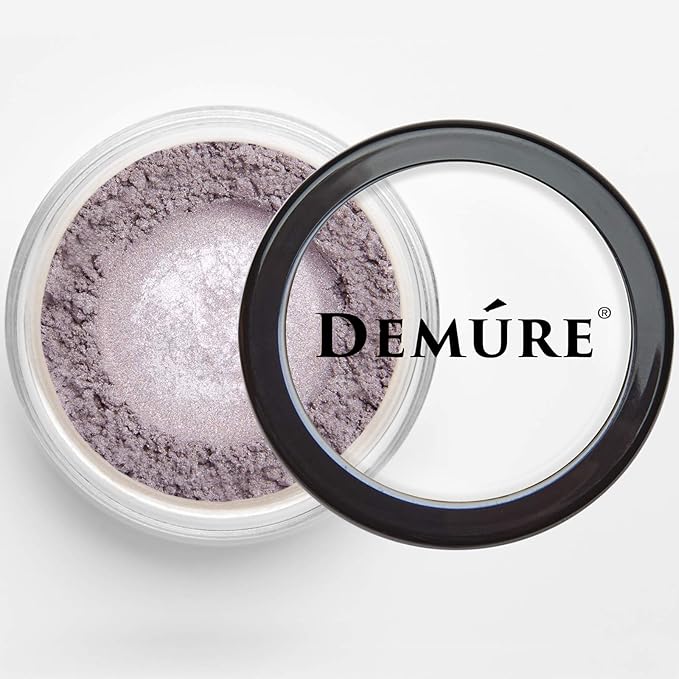 Demure Mineral Make Up (Lavender Ice) Eye Shadow, Shimmer Eyeshadow, Loose Powder, Glitter Eyeshadow, Eye Makeup, Professional Makeup