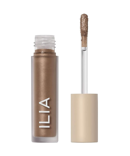 ILIA - Chromatic Liquid Powder Eye Tint | Cream-to-Powder Eyeshadow, Smudge-Resistant, Quick-Dry, Weightless, Water-Based | Non-Toxic, Vegan, Cruelty-Free, Clean Makeup (Fresco, 0.12 fl oz | 3.5 ml)