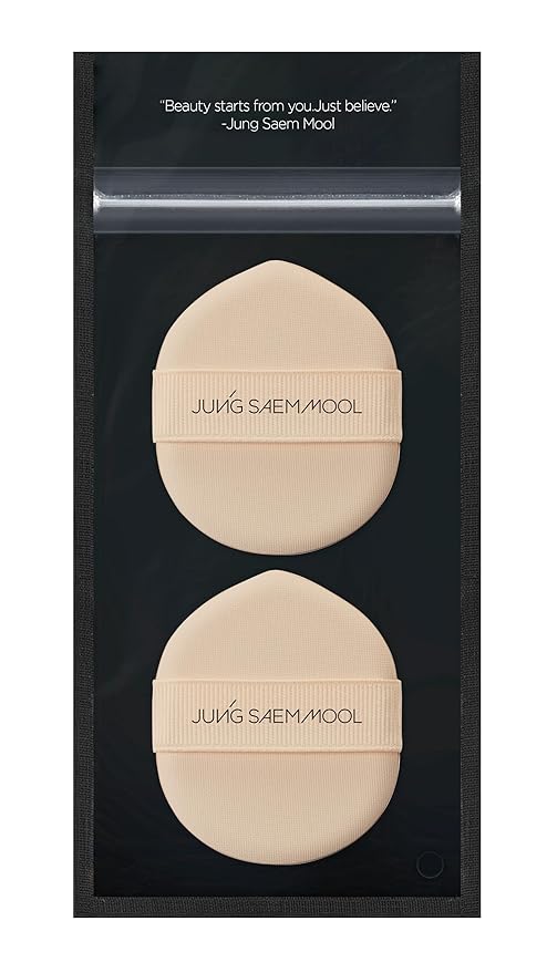 [JUNGSAEMMOOL OFFICIAL] Easy-Tap Puff (2p) Foundation Puff