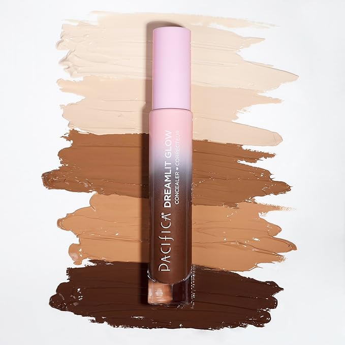 Pacifica Concealer – DreamLit Glow Full Coverage Concealer with Squalane for Dark Circles & Dark Spot Correction, Lightweight & Long-Lasting, Vegan & Cruelty-Free, Shade 09 (Warm Honey)