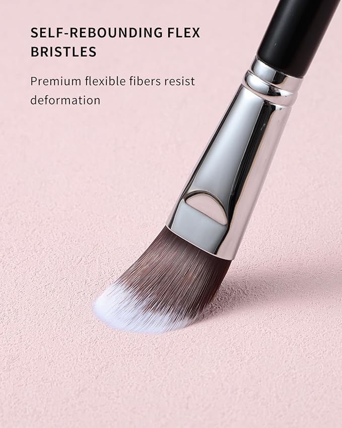 Flat Foundation Brush, EIGSHOW Foundation Makeup Brush for Liquid, Cream, Mask, Streak-Free Blending, Vegan & Cruelty-Free (F615)