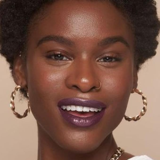 The Lip Bar - Nonstop Liquid Matte Lipstick, Drama Queen (Deep Eggplant) - High Pigment - One Swipe - Long Lasting - Jojoba Oil & Vitamin E - Vegan & Cruelty Free - Makeup & Cosmetics - .24 fl oz