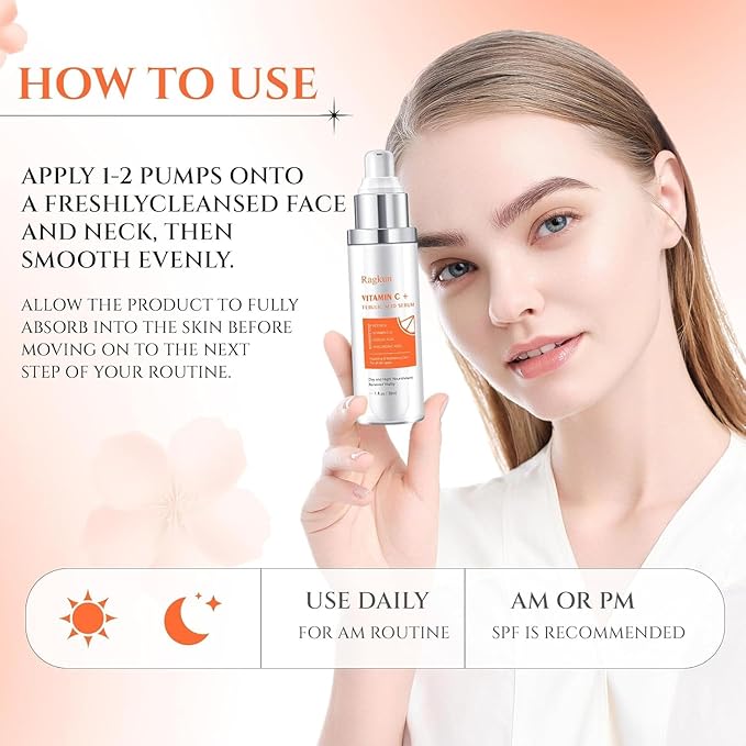 20% Super Vitamin C Retinol Serum for Face, Dark Spot Remover for Face, CE Ferulic Acid, Hyaluronic Acid, Hydrate & Plump Skin Care Anti Aging Wrinkle Brightening Skincare -1 Fl Oz.
