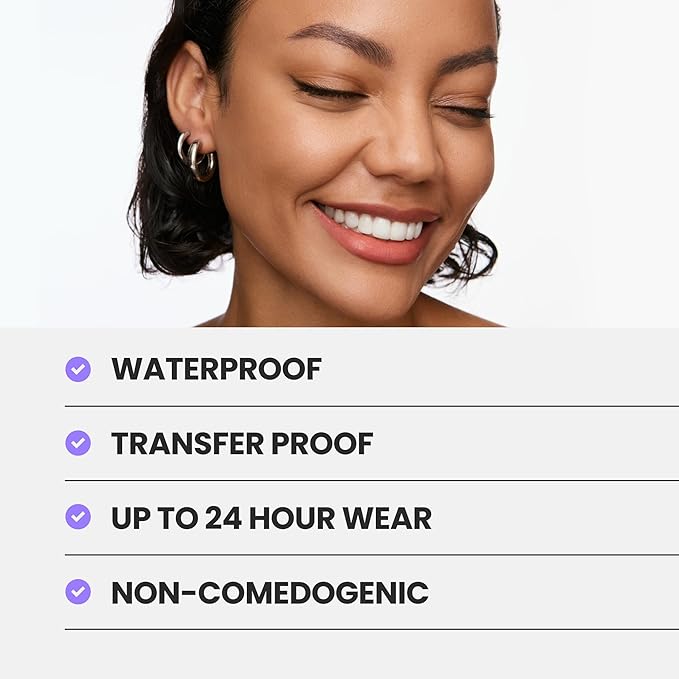 Wonderskin Hyper-Bond Serum Foundation – Waterproof, Transfer-Proof, 24HR Longwear Face Makeup with Niacinamide & Hyaluronic Acid – Lightweight, Natural Finish, Vegan & Cruelty-Free (Dream)