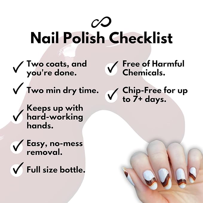 Eternal Nail Polish Set for Women (SIGNORINI) - Nail Polish Set for Girls - Long Lasting & Quick Dry Non Toxic Nail Polish Kit for Home DIY Manicure & Pedicure - Made in USA, 13.5mL (Set of 4)