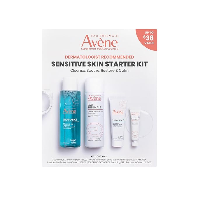 Avène Dermatologist Recommended Sensitive Skin Starter Kit