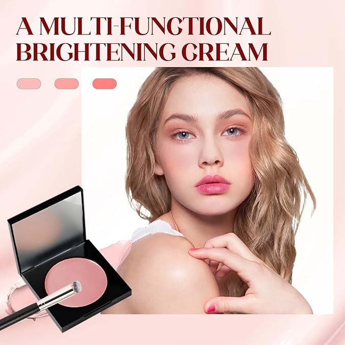 Colored CC Undereye Corrector, Eye Concealer Undereye Color Corrector for Dark Circles, Clay Neutralizing Makeup Under Eye Hydrating Concealer with Brush (Pink, Small)