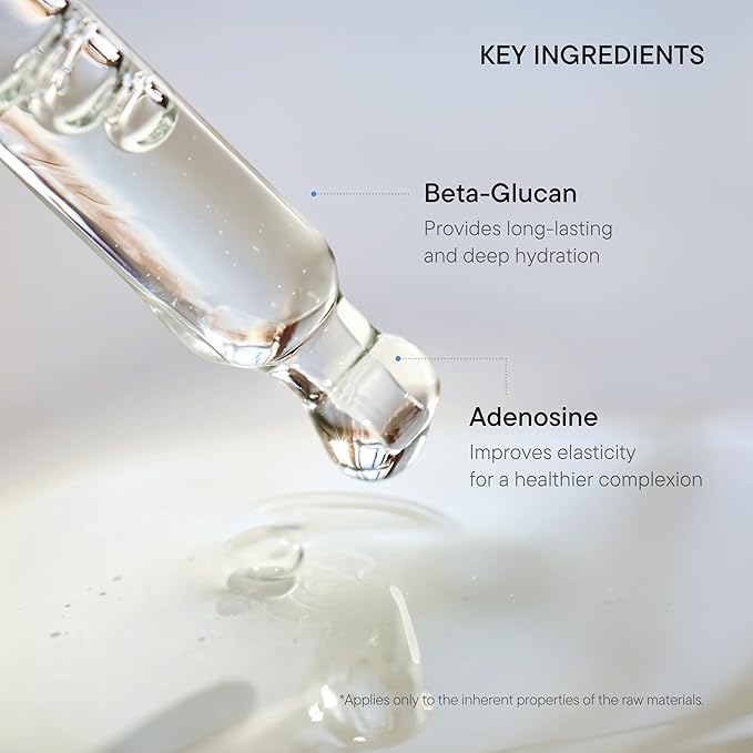 IUNIK Beta-Glucan Power Deep Moisture Vegan Serum Intense Hydration Mushroom Yeast Extracts Naturally-derived - Dry Mature Sagging Sensitive Skin Cell Regenerating Lifting Korean Skincare